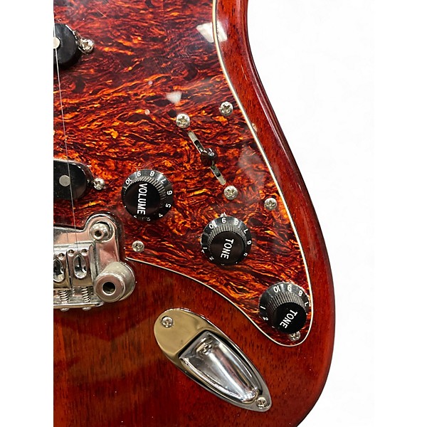 Used G&L Tribute Legacy Trans Crimson Red Solid Body Electric Guitar