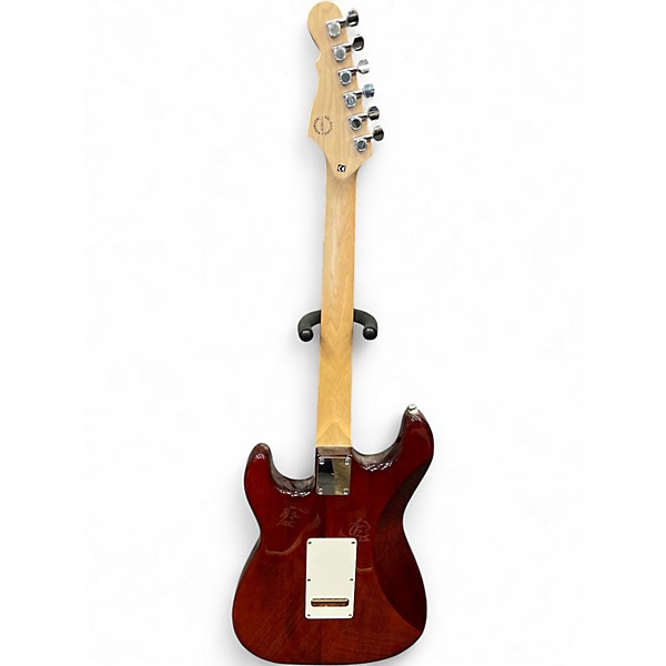 Used G&L Tribute Legacy Trans Crimson Red Solid Body Electric Guitar