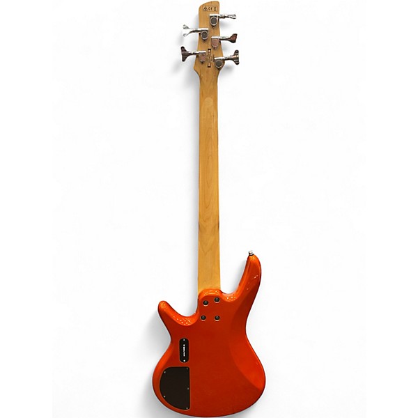 Used Ibanez GSR205 5 String Roadster Orange Metallic Electric Bass Guitar