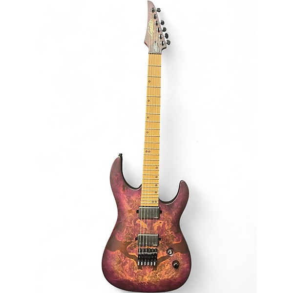 Used Legator Ninja Overdrive 6 purple burst Solid Body Electric Guitar