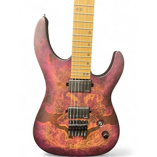 Used Legator Ninja Overdrive 6 purple burst Solid Body Electric Guitar
