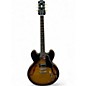 Used Epiphone Inspired by Gibson 335 3 Tone Sunburst Hollow Body Electric Guitar thumbnail