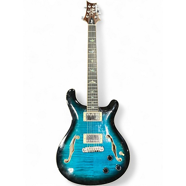 Used PRS Piezo SE Hollow Body Blue Burst Hollow Body Electric Guitar