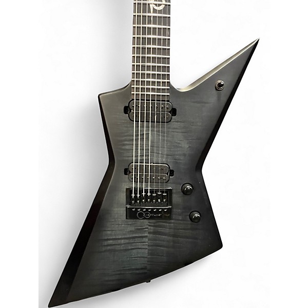 Used Solar Guitars E1.7FFB BLACK Solid Body Electric Guitar