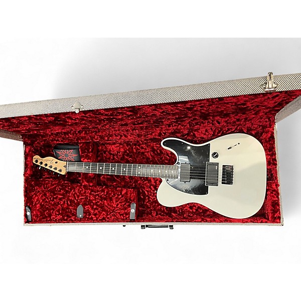Used Fender JIM ROOT TELECASTER FLAT WHITE Solid Body Electric Guitar
