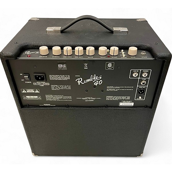 Used Fender Rumble V3 40W 1x10 Bass Combo Amp