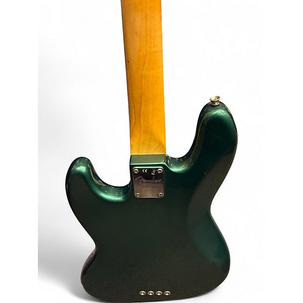 Used 2017 Fender Adam Clayton Jazz Bass Sherwood Green Electric Bass Guitar