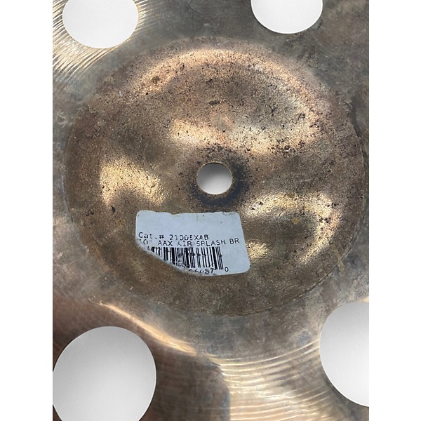 Used SABIAN 10in AAX Air Splash Cymbal