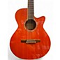 Used Ibanez AEG10NE TANGERINE Classical Acoustic Electric Guitar