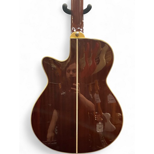 Used Ibanez AEG10NE TANGERINE Classical Acoustic Electric Guitar
