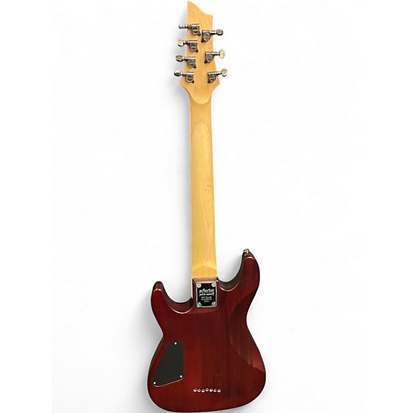 Used Schecter Guitar Research Omen 7 WORN MAHOGANY Solid Body Electric Guitar