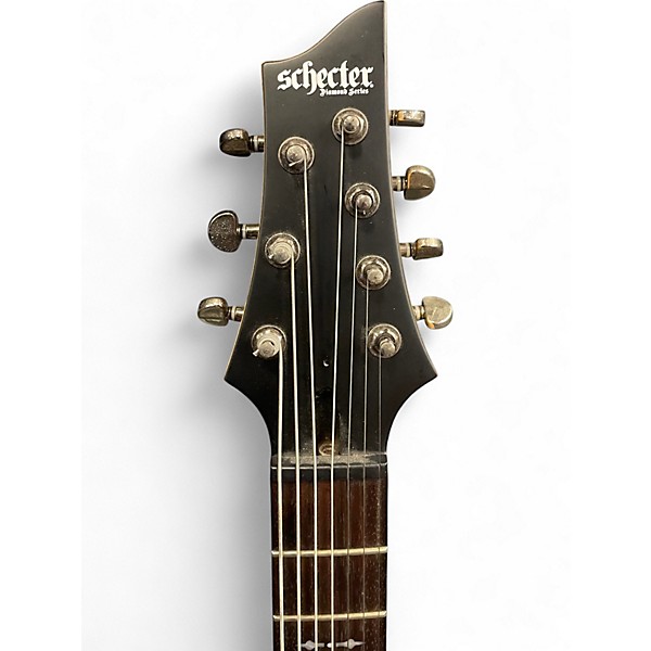 Used Schecter Guitar Research Omen 7 WORN MAHOGANY Solid Body Electric Guitar