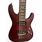 Used Schecter Guitar Research Omen 7 WORN MAHOGANY Solid Body Electric Guitar