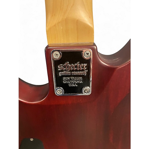Used Schecter Guitar Research Omen 7 WORN MAHOGANY Solid Body Electric Guitar
