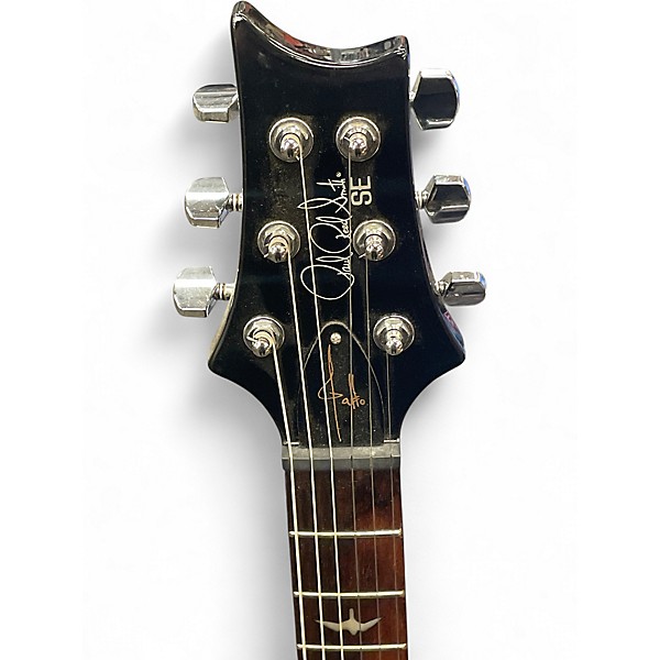 Used PRS schizoid SE Black Solid Body Electric Guitar