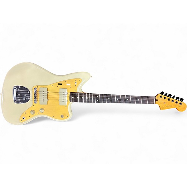 Used Squier J Mascis Jazzmaster Antique White Solid Body Electric Guitar