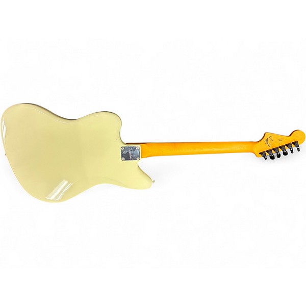 Used Squier J Mascis Jazzmaster Antique White Solid Body Electric Guitar