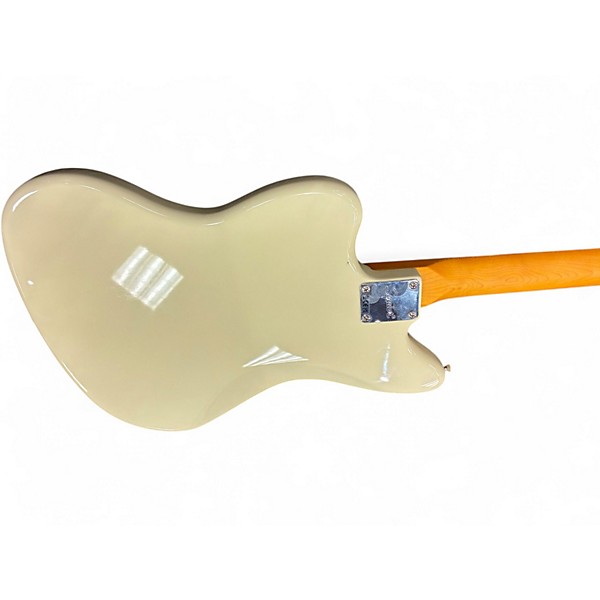 Used Squier J Mascis Jazzmaster Antique White Solid Body Electric Guitar