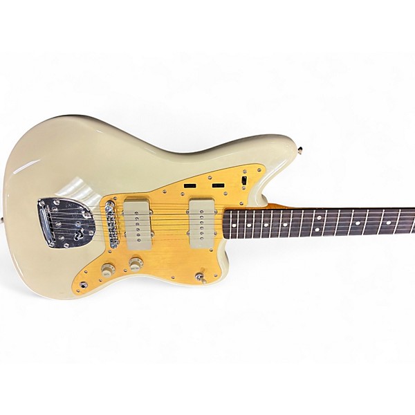 Used Squier J Mascis Jazzmaster Antique White Solid Body Electric Guitar