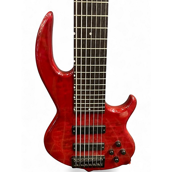 Used Conklin Guitars GT-7 7-String Candy Apple Red Electric Bass Guitar