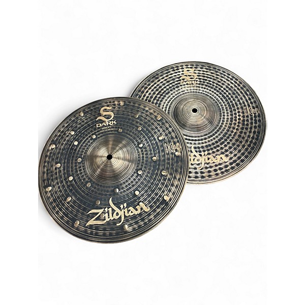 Used Zildjian 14in S Dark Hi Hat Pair Cymbal