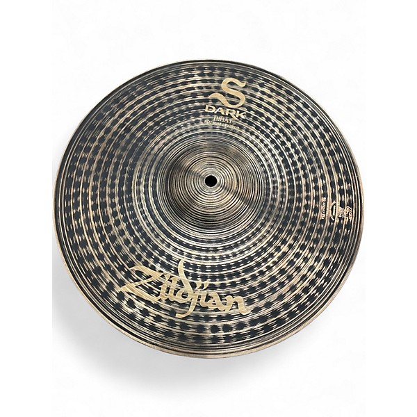 Used Zildjian 14in S Dark Hi Hat Pair Cymbal