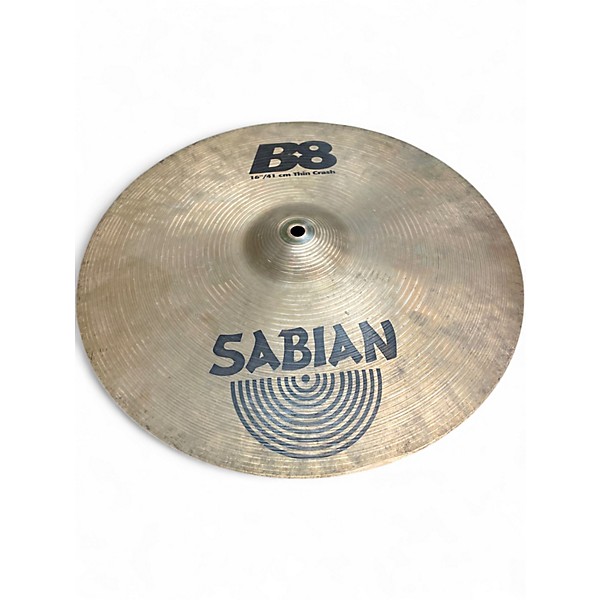 Used SABIAN 16in B8 Crash Cymbal