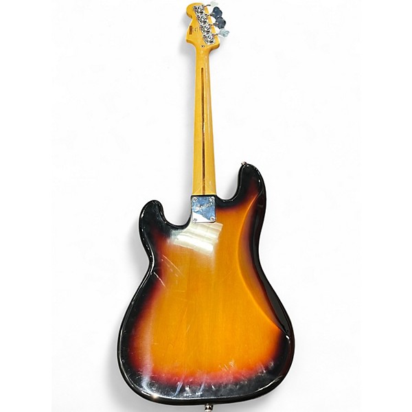 Used Squier Classic vibe 60s Fretless Precision Bass 3 Tone Sunburst Electric Bass Guitar