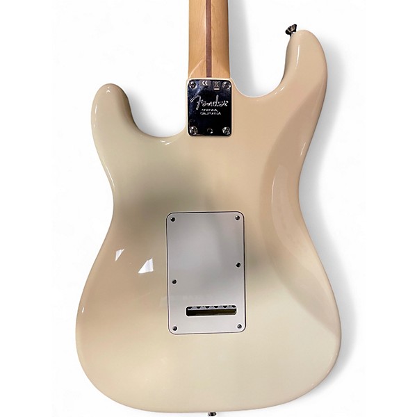 Used Fender American Standard Stratocaster Alpine White Solid Body Electric Guitar
