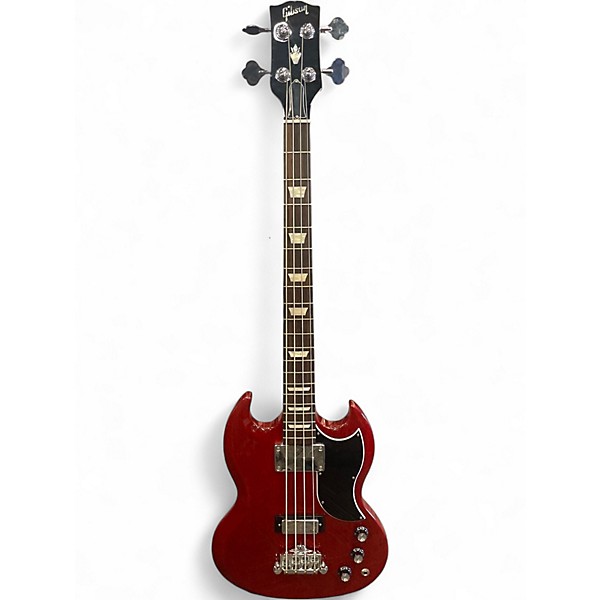 Used 2025 Gibson SG Bass Heritage Cherry Electric Bass Guitar