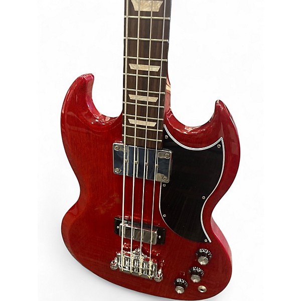 Used 2025 Gibson SG Bass Heritage Cherry Electric Bass Guitar