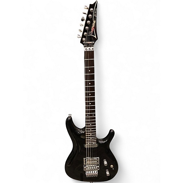 Used Ibanez JS2450 Joe Satriani Black Solid Body Electric Guitar