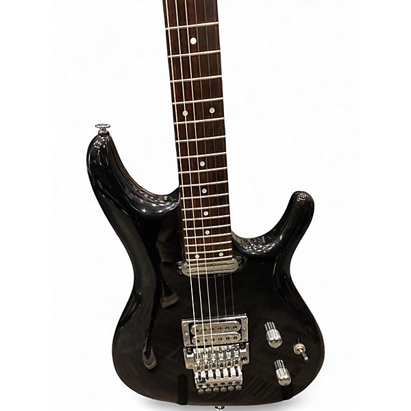Used Ibanez JS2450 Joe Satriani Black Solid Body Electric Guitar