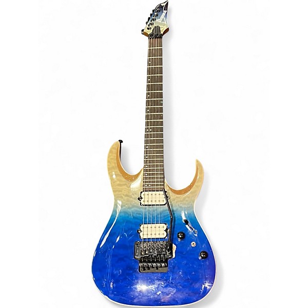 Used Ibanez RGA42HPT Blue Iceberg Graduation Solid Body Electric Guitar