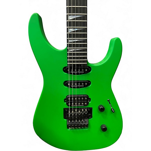 Used Jackson AMERICAN SRS SL3 SATIN  SLIME GREEN Solid Body Electric Guitar