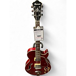 Used Ibanez AG86TRD1201 Trans Red Hollow Body Electric Guitar