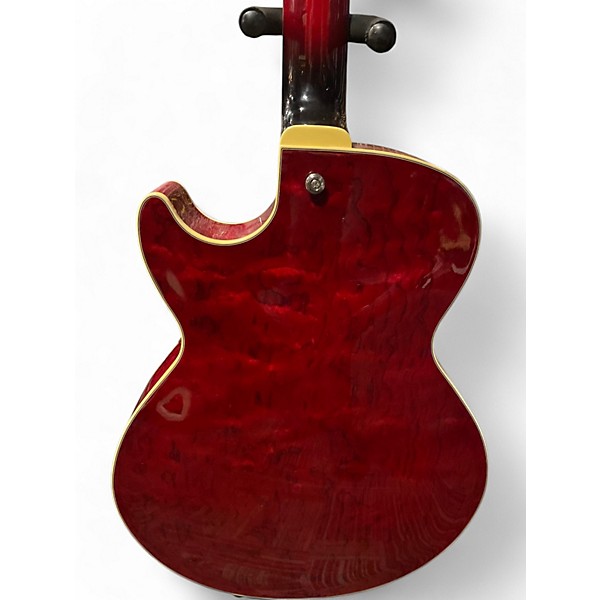 Used Ibanez AG86TRD1201 Trans Red Hollow Body Electric Guitar