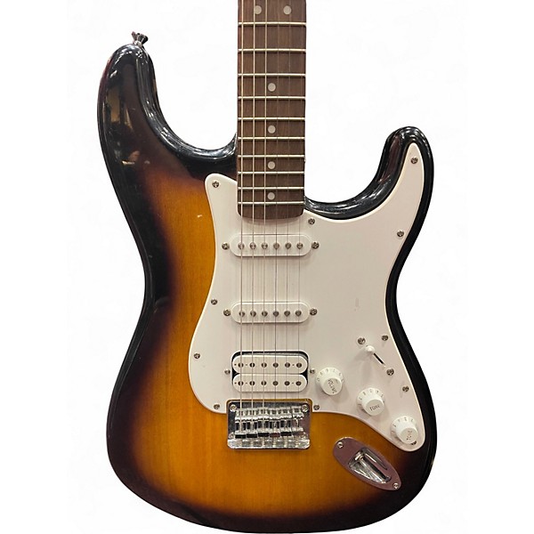 Used Squier Bullet Stratocaster 2 Color Sunburst Solid Body Electric Guitar
