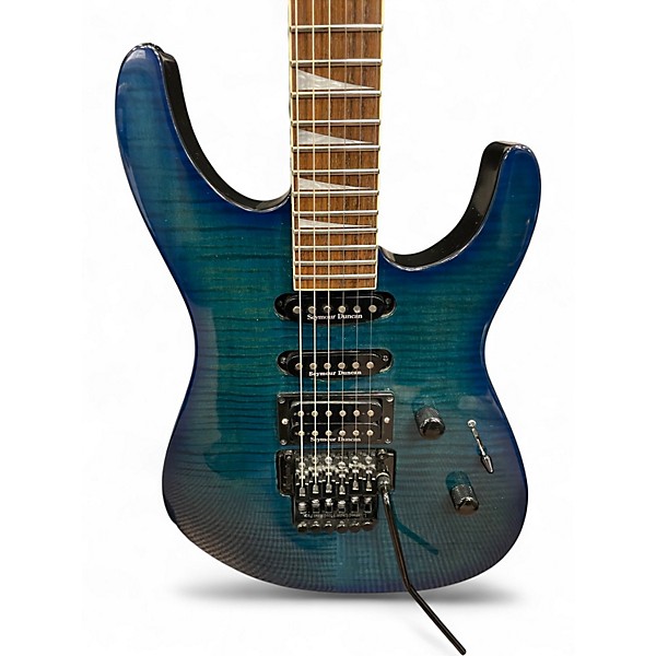 Used 2005 Jackson DK2 Pro Dinky Blue Solid Body Electric Guitar