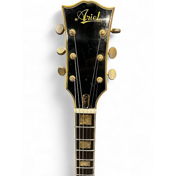 Used Ariel MIJ LP STYLE Metallic Gold Solid Body Electric Guitar