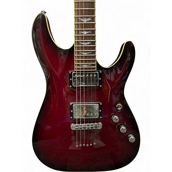 Used Schecter Guitar Research C1 Plus Black Cherry Solid Body Electric Guitar