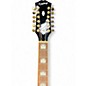 Used Epiphone J200 12 STRING INSPIRED BY GIBSON 2 Color Sunburst 12 String Acoustic Electric Guitar