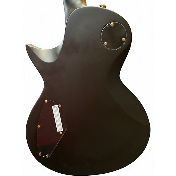 Used 2021 ESP LTD EC1000 Deluxe Black and Gold Solid Body Electric Guitar