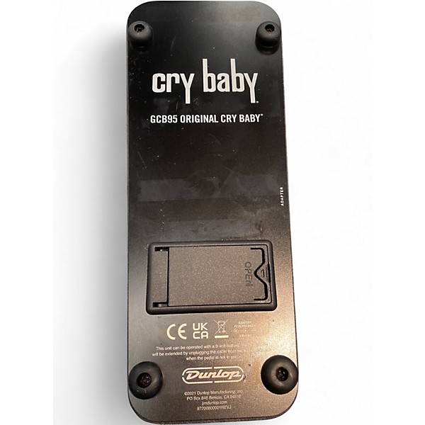 Used Dunlop Original Cry Baby Wah Effect Pedal