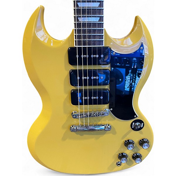 Used Gibson Gary Clark JR Signature SG TV Yellow Solid Body Electric Guitar