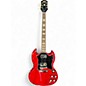 Used Epiphone SG Cherry Solid Body Electric Guitar thumbnail