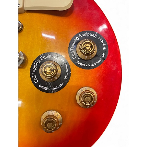 Used Epiphone Les Paul Traditional Pro Cherry Sunburst Solid Body Electric Guitar