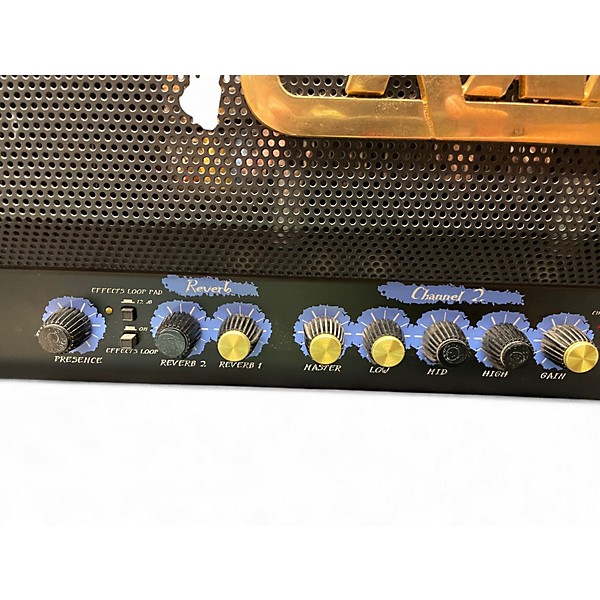 Used Crate BV120H Blue Voodoo 120W Tube Guitar Amp Head
