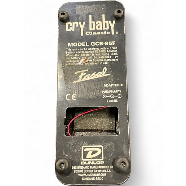 Used Dunlop Cry Baby Classic Effect Pedal