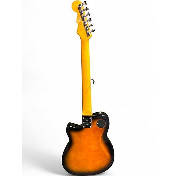 Used Reverend double agent OG 2 Tone Sunburst Solid Body Electric Guitar